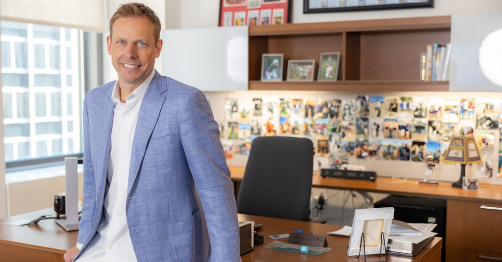 Photo of VNS Health SEO Dan Savitt in his office
