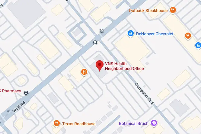 Albany Regional Office map