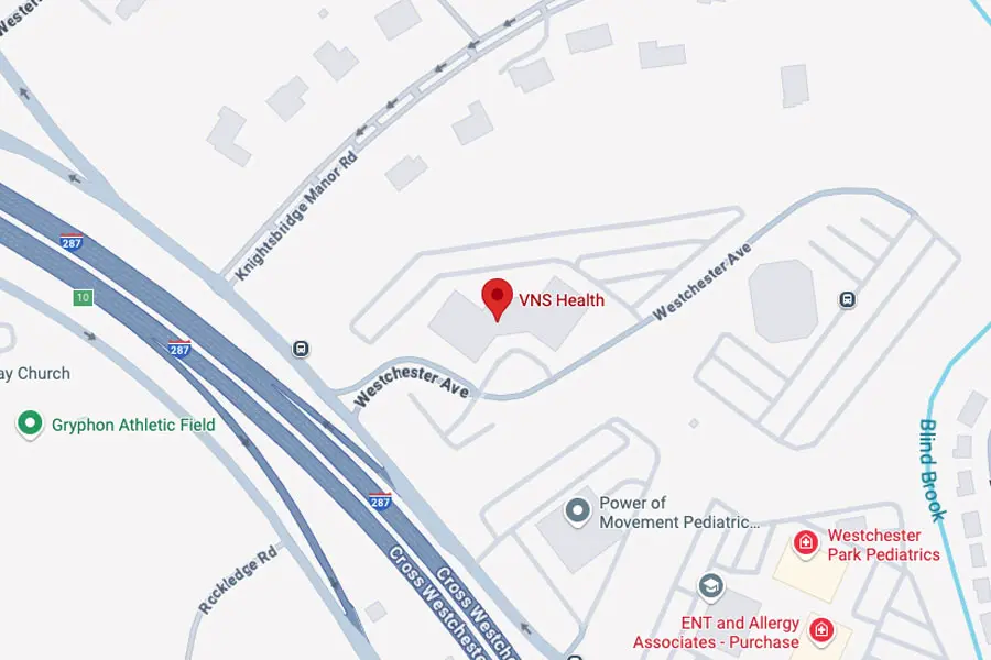 Westchester Regional Office map