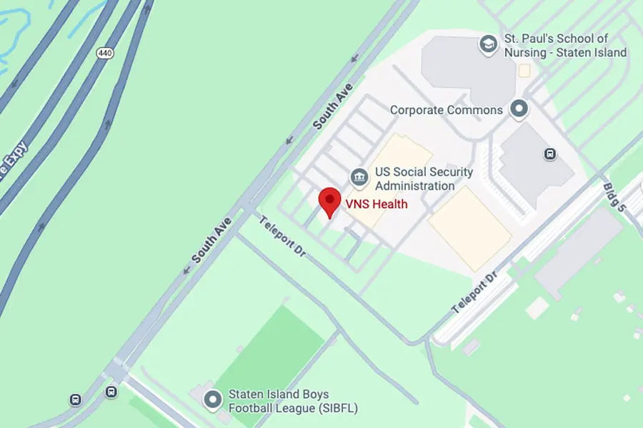 Staten Island location map