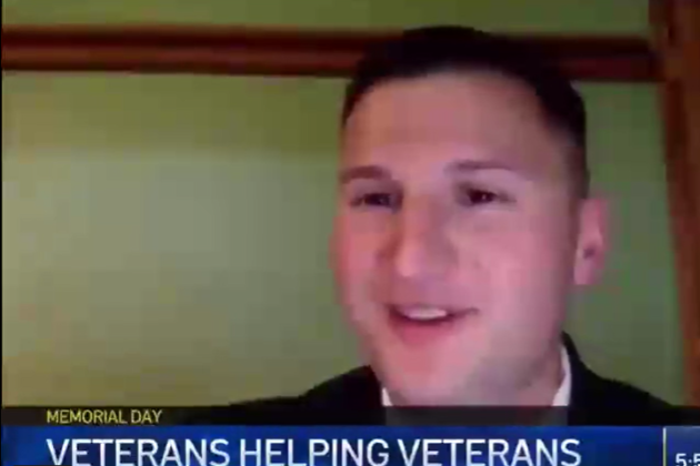 Photo of Palliative Care Veterans Program Supervisor Joseph Vitti on NBC News