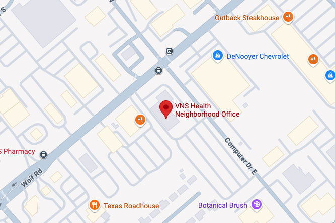 Albany Regional Office map
